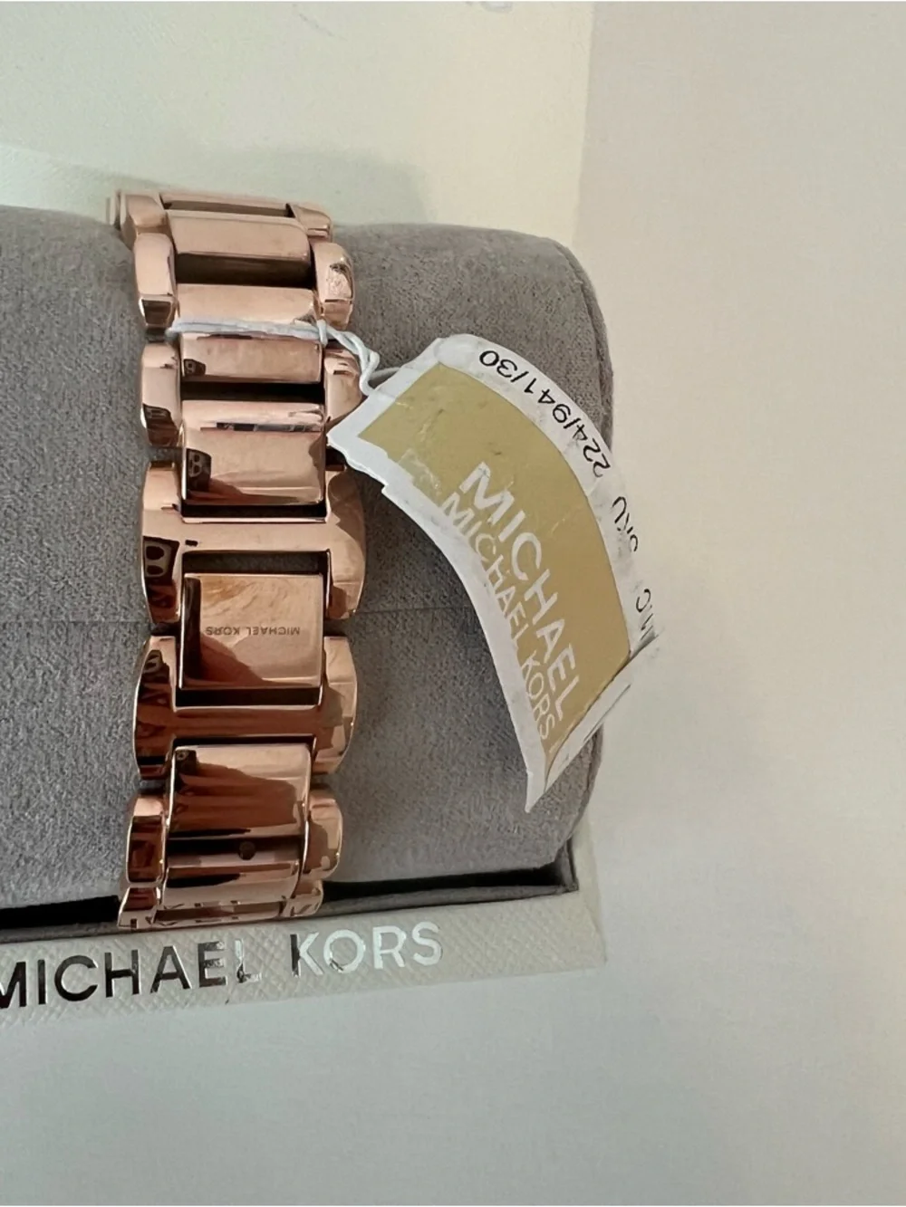 Michael Kors White Dial Rose Gold Tone Stainless Steel Women's Watch MK3530
